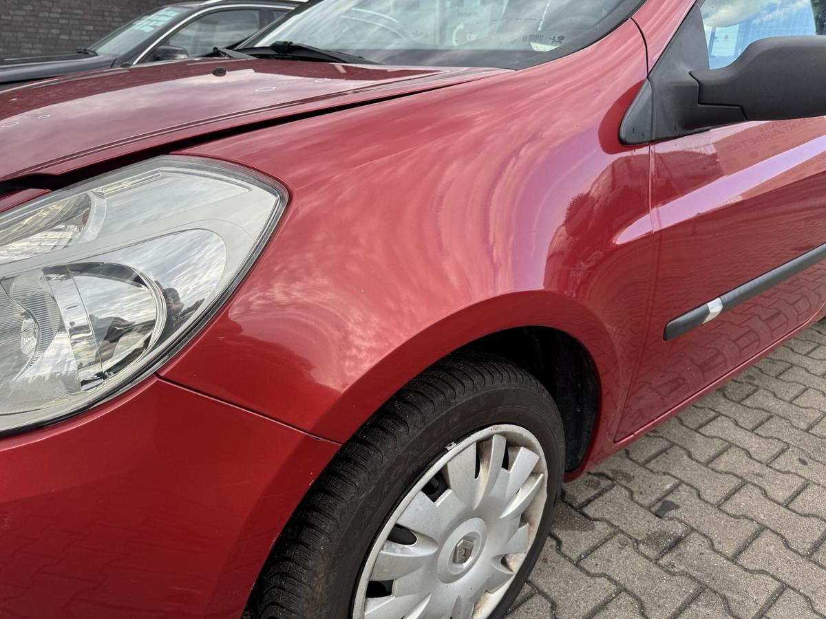 Renault Clio 3 original Kotfl&uuml;gel vorn links TEB76 red of fire Index 185 Bj.2005